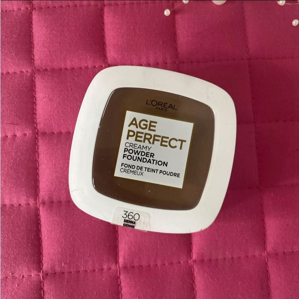 L'oreal Age Perfect Creamy Powder Foundation New/Sealed ~ 360 Sienna Fast SHIP